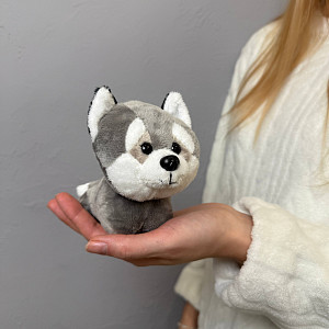 собака хаски 10*11*7 см