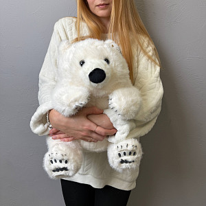 мишка полярный 35*25*28 см